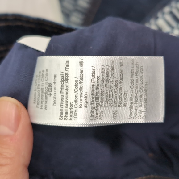 Madewell denim skirt, mini, pockets zipper design, women's 26 - Picture 10 of 12